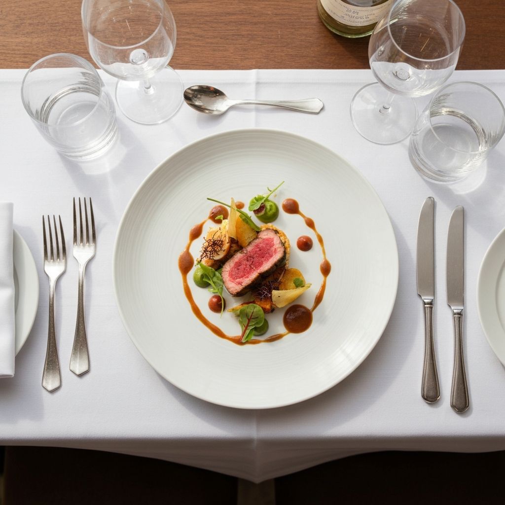 Beautifully plated dish